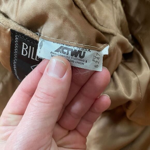 Vintage Bill Blass Camel Hair Blazer Corpcore Quiet Luxury - Picture 8 of 11